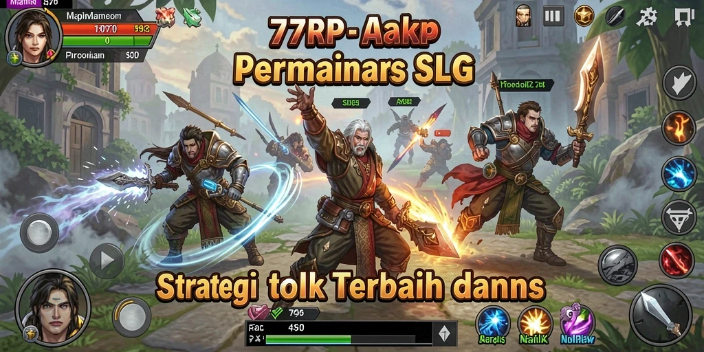 Tampilan gameplay SLG yang menarik dan strategis dalam 77RP.