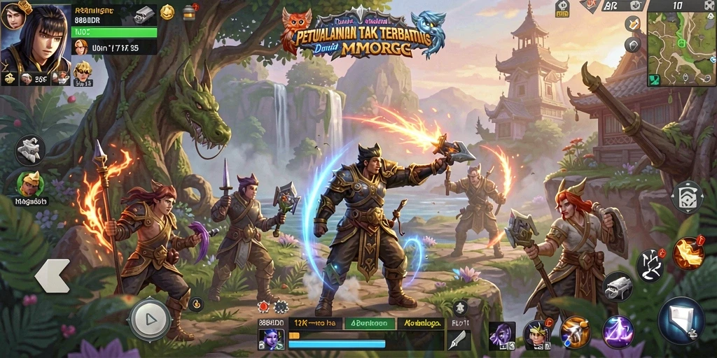 Screenshot utama yang menampilkan gameplay dinamis dan grafis memukau di 888IDR.