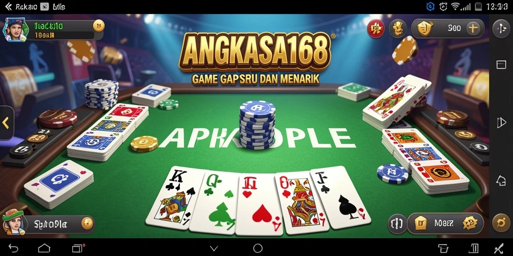 Tangkapan layar gameplay Gaple yang seru di ANGKASA168.