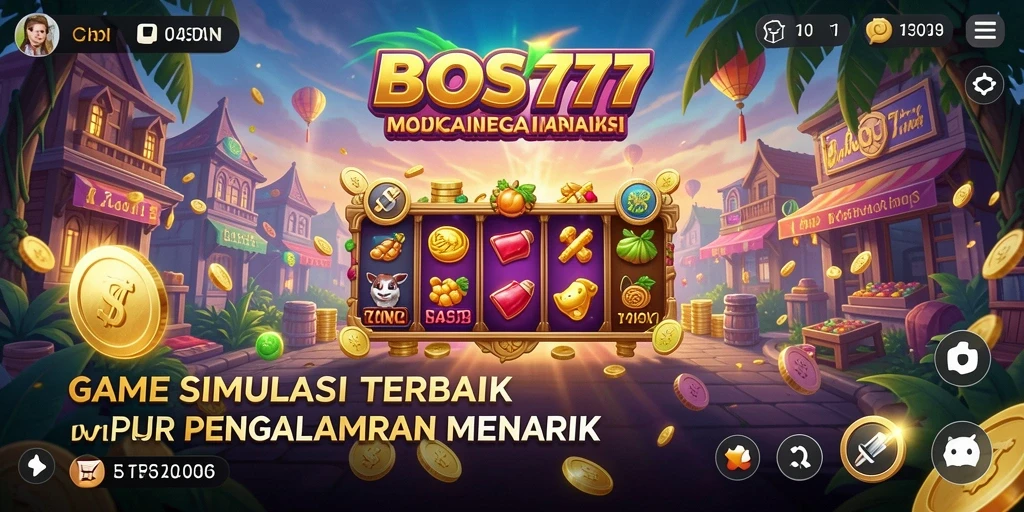 Tangkapan layar utama BOS777 menampilkan aksi gameplay simulasi yang mendebarkan.