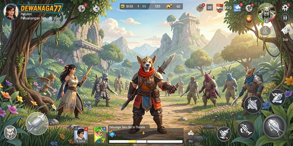Gameplay menarik dari DEWANAGA77 dalam dunia terbuka.