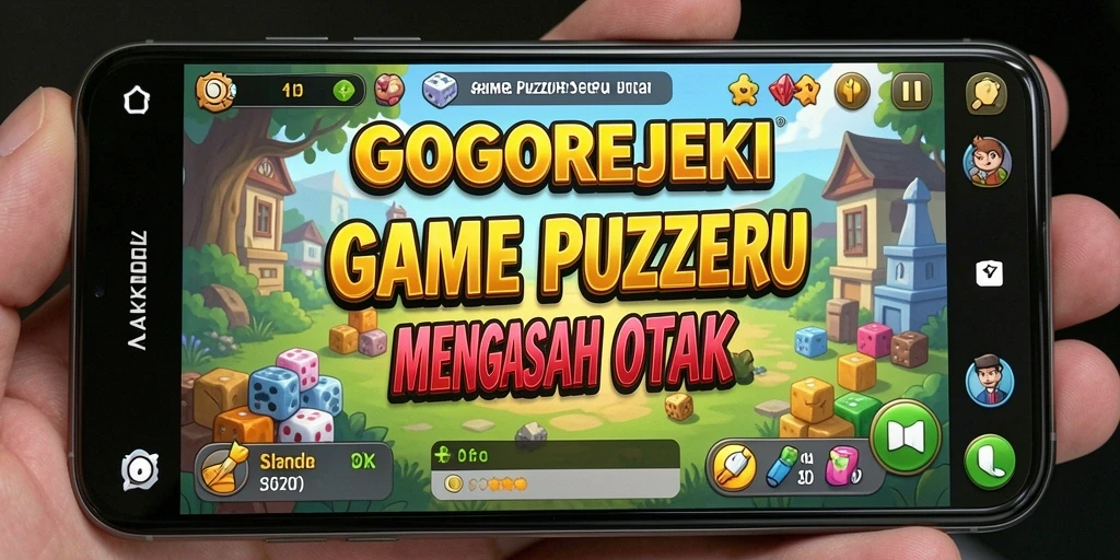 Tampilan screenshot GOGOREJEKI menampilkan gameplay Puzzle yang menantang dan menarik.