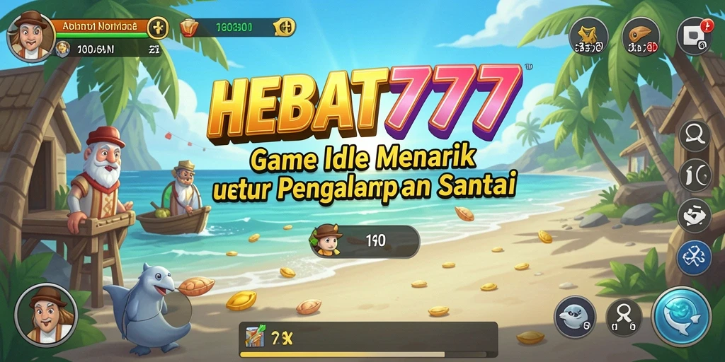Tampilan gameplay HEBAT777 dengan karakter dan sumber daya yang mengesankan.