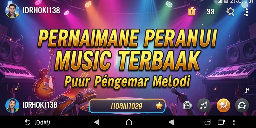Tampilan gameplay seru dari IDRHOKI138 dengan beragam lagu.