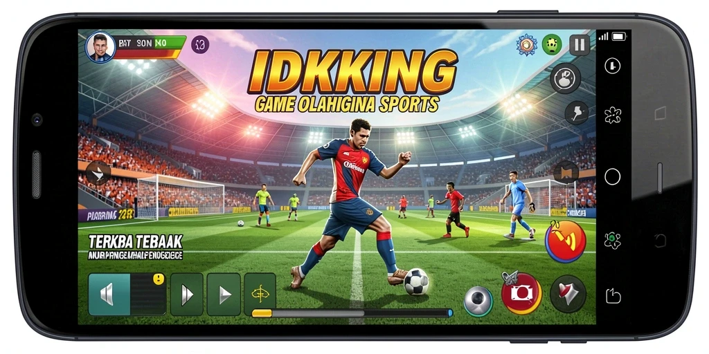 Gameplay mendebarkan IDRKING dengan aksi seru di lapangan.