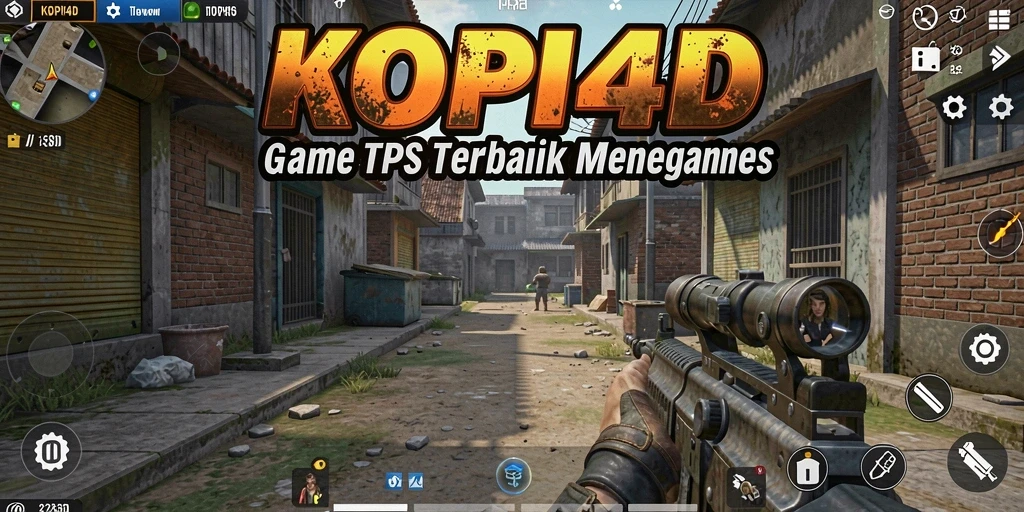 Screenshot gameplay KOPI4D menampilkan aksi dari misi TPS yang seru.