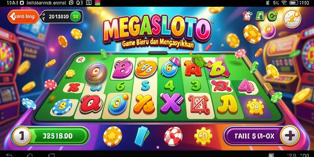 Gameplay MEGASLOTO yang seru dan mengasyikkan.