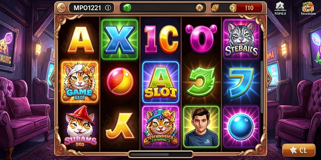 Tampilan gameplay seru dan menarik dari MPO1221 Game Slot.