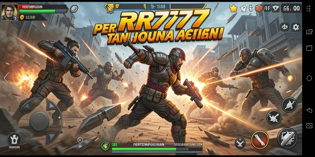 Tangkapan layar gameplay RR777 yang menegangkan di dunia Action.
