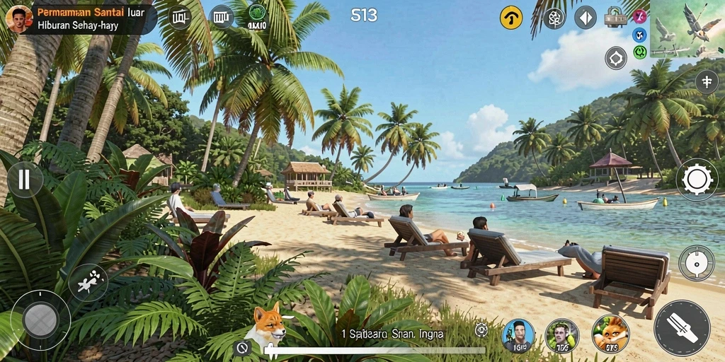 Tampilan menarik dari gameplay S13 yang penuh warna dan menyenangkan.