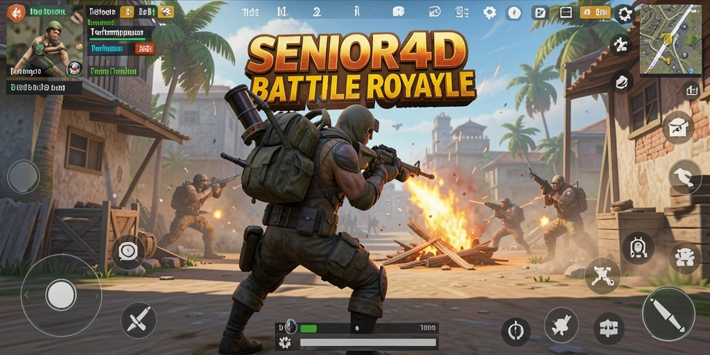 Tampilan menegangkan di arena <strong>SENIOR4D</strong> saat pertempuran berlangsung.