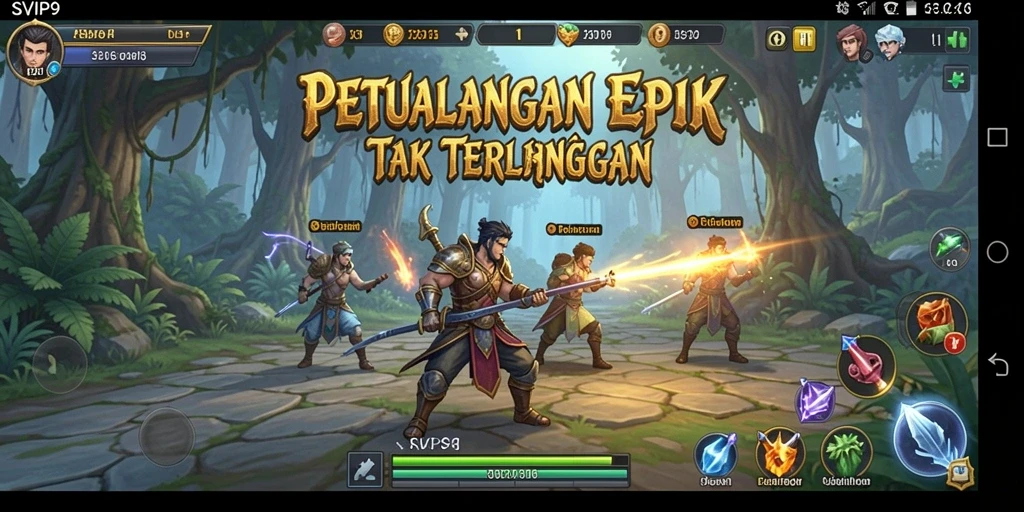 Tampilan menarik dari gameplay petualangan SVIP9 dengan berbagai tantangan.