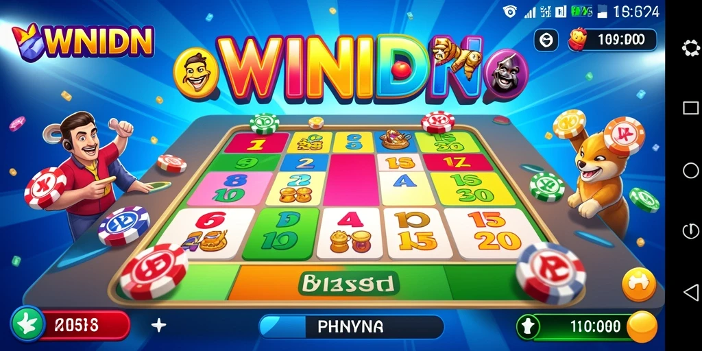 Tampilan gameplay Bingo yang seru dan interaktif di WINIDN.